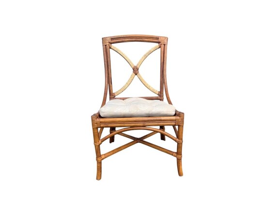Rattan Chair Attributed to Tommi Parzinger for Willow and Reed