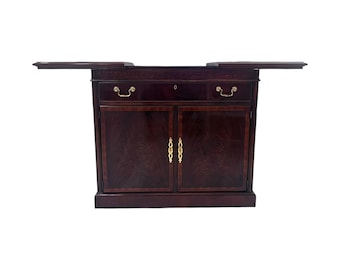Drexel Mahogany Expandable Server Cabinet