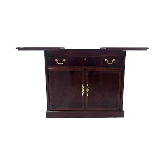 Drexel Mahogany Expandable Server Cabinet