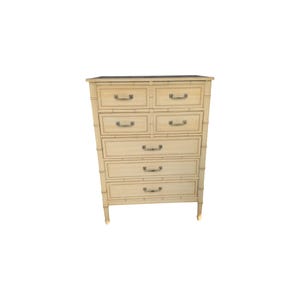 【希少】Henry Link ヴィンテージ6ドロワー チェスト 高級無垢材 収納 Vintage Henry Link Furniture - Etsy