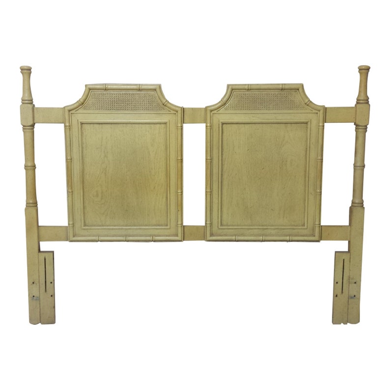 Vintage Paa Faux Bamboo Queen Headboard Image 0