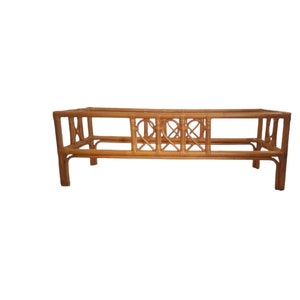 Bent Bamboo coffee table tropical style