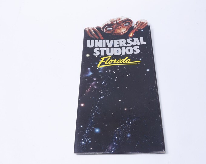 Ghostbusters 1989 Booklet Florida Guide Universal Studios Advertisement Vintage Softcover ~ 20-01-621 The Extra-Terrestrial