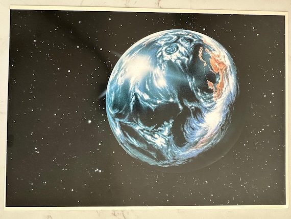 Kazuaki Iwasaki, Earth From Distance, Painting, Print, Space