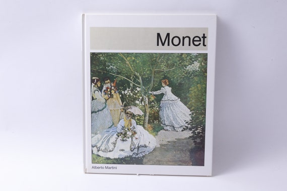 Vintage Rare 1950s Monet “Women in the Garden” Swiss Art Print Vintage Rare 1950s Monet “Women in the Garden” Swiss Art Print