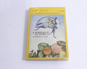 A Wrinkle In Time, Madeleine L'Engle, Picture Book, A Dell Yearling Book, Newbery Award, Classic, Child Reading, Nursery, ~ 230215-DIS 545
