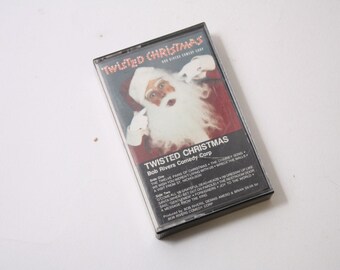 Twisted Christmas, Bob Rivers, Comedy Corp., Christmas, Parodies, 1987 Cassette, 250422-WH 203