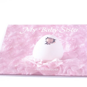 Anne Geddes, My Baby Sister, Memory Book, Album, Vintage, Picture Book, Illustrations, Child Reading, Nursery Library ~ 20-01-232