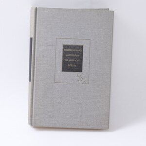 A Comprehensive Anthology Of American Poetry, édité par Conrad Aiken, poésie, livre, bibliothèque, couverture rigide, histoire, vintage, ~ 1050