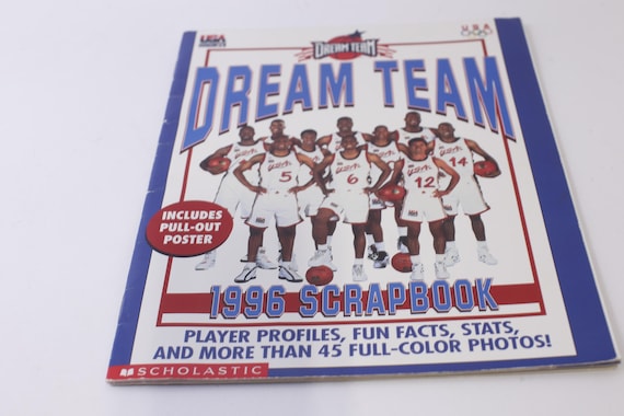 Dream Team 1996 Scrapbook, Scholastic, USA, Basketball, Player