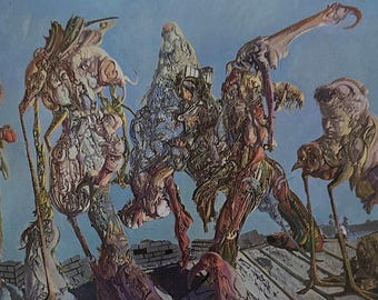 マックス・エルンスト「沈黙の眼」、シュールレアリズム、幻想的、絵画