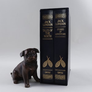 Opowieści z Północy, Opowieści o Przygodach, Jack London, Dwa tomy, Zamek, 1980, Półka na książki, Twarda oprawa, Kolekcja, Zabytkowy, ~ 586