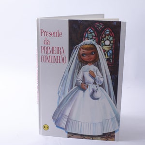 Holy Communion, Blank Album, In Spanish Espanol, Presente da Primeira Comunhao, Cute 60s Illustrations 231026-DIR 625