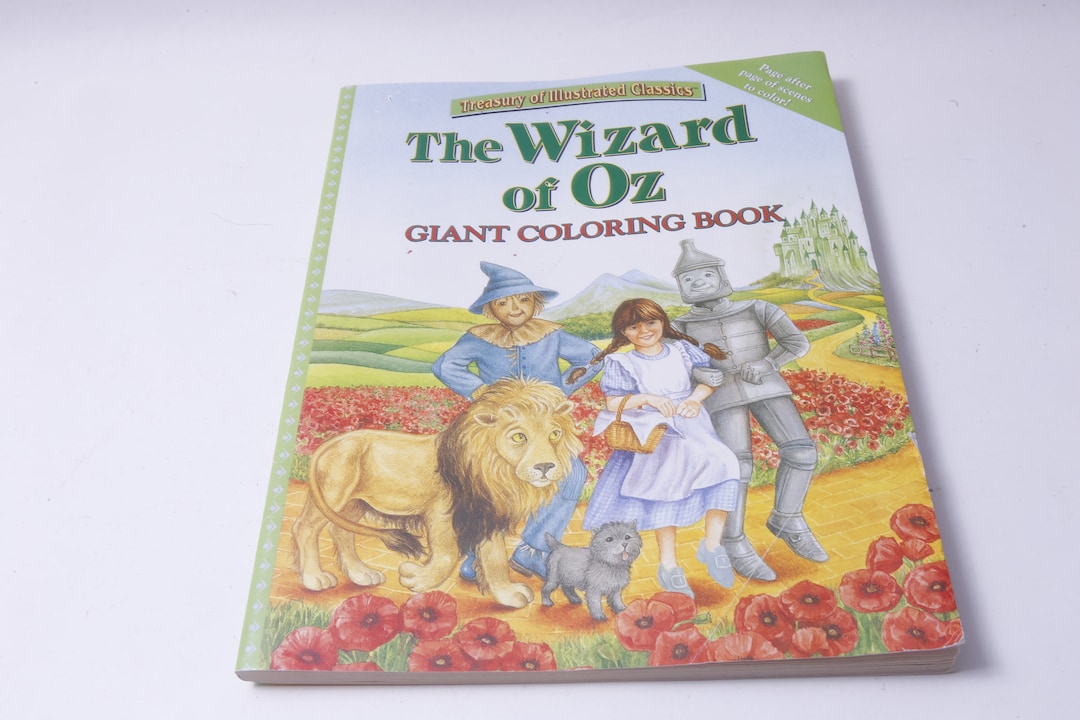The Wizard of Oz, Giant Coloring Book, Treasury of Illustrated Classics ...