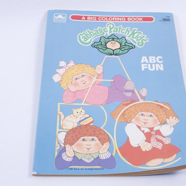 Cabbage Patch Coloring Book - Etsy