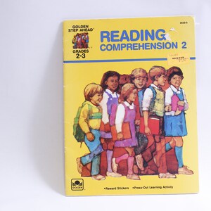 Golden Step Ahead Reading Comprehension 2, Level 2 Reading Skills, Reading Practice, Literacy Development, Educational, ~230630-DIP 80