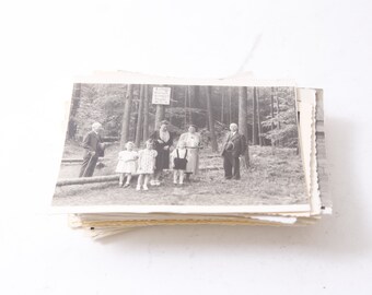 Family, Life, People, Kids, Set, Snapshot, Ephemera, Vernacular Photography, Color, Black And White, Photo, Vintage, ~ 20-01-465