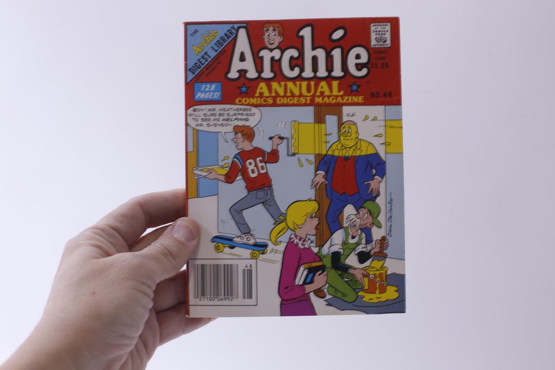 Archie, Annual Comics Digest Magazine, No. 48, 1986, Illustrated, 128 ...