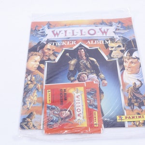 Willow, Sticker Album, Album Stickers, Panini, 1988, Comics Characters, Vintage, Collection, Photo Prop, ~ 20-01-05
