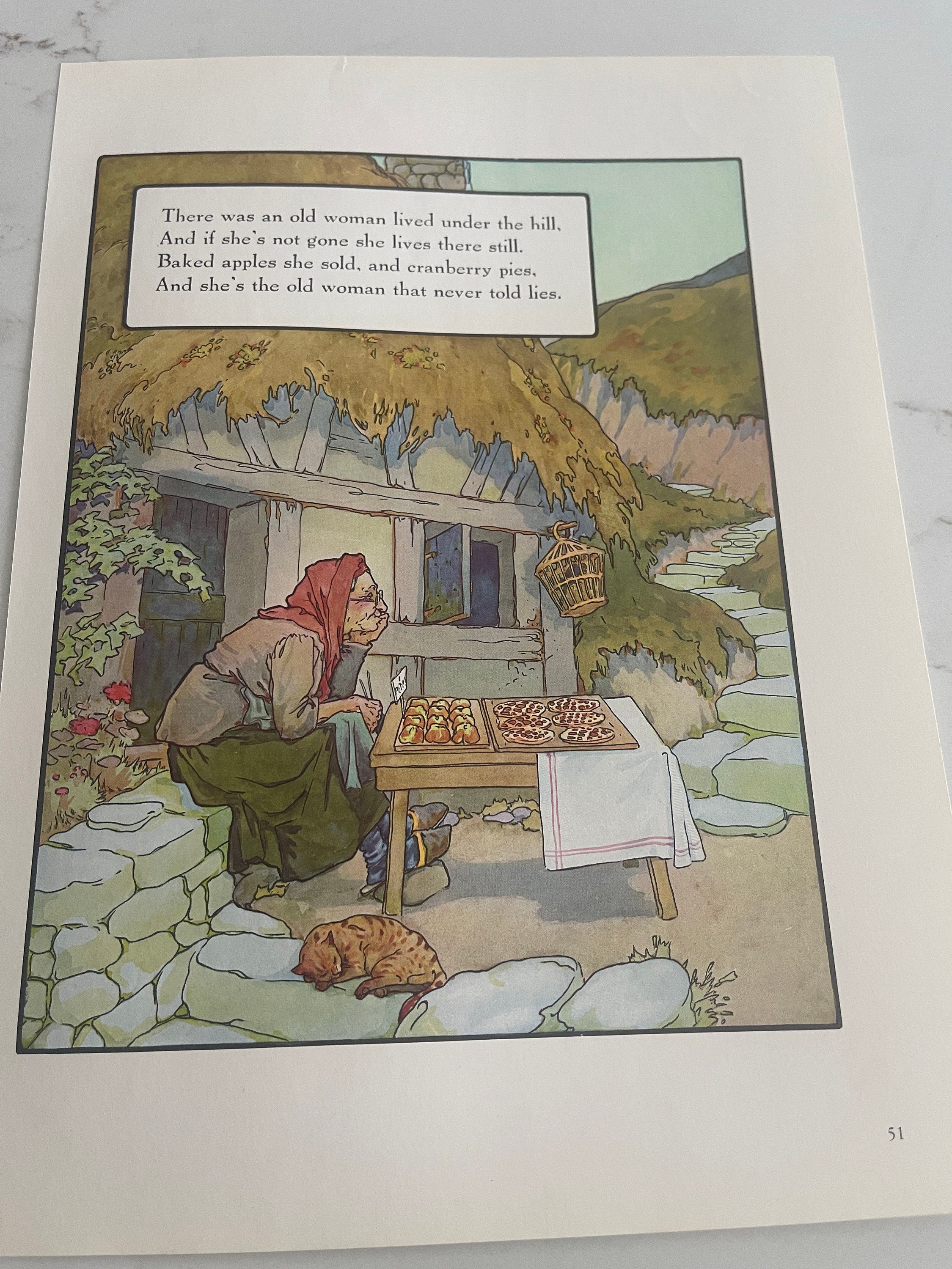 Simon Pieman Simple Simon Met a Pieman, Old Woman Lived Under the Hill, Frederick ...