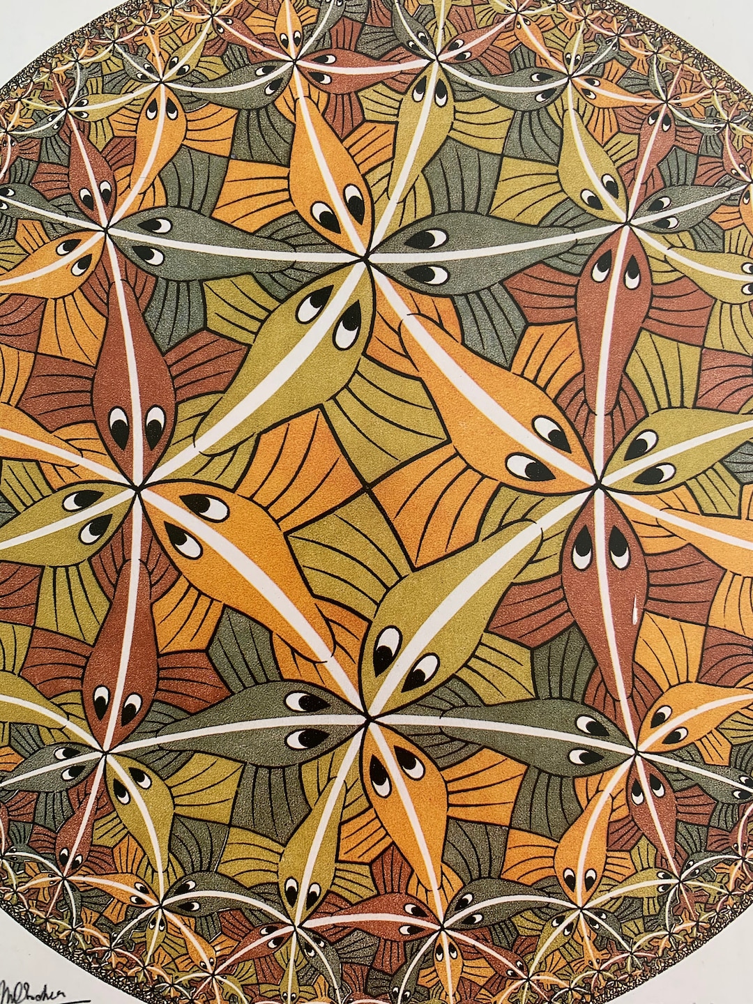 60s  70s   メキシカンラグ　ビンテージ　エッシャー 60s 70s メキシカンラグ ビンテージ エッシャー（M C Escher