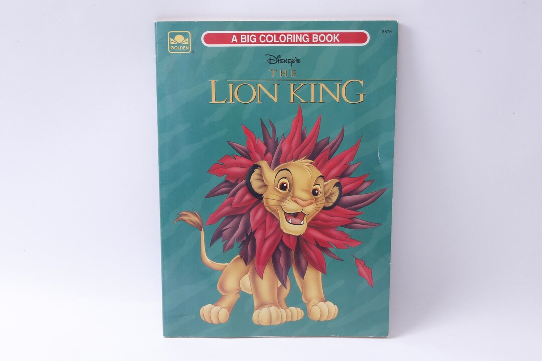 Disney, the Lion King, Big Coloring Book, Golden Book, Cartoon