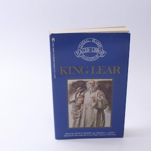 King Lear, Shakespeare, Folger Library, Washington Square Press, Paperback, Drama, ~ 240624-WH 1055