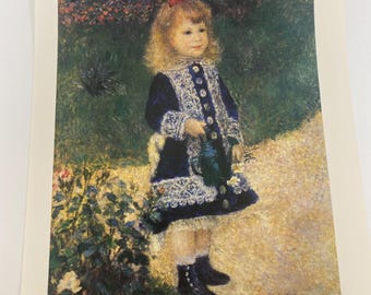 ピエール＝オーギュスト・ルノワール：じょうろを持つ少女（1876年