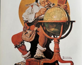 アンティークフレームC☆1920年代超希少なエイナルネイマンのサンタ