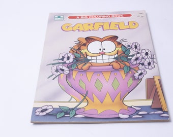 Garfield Coloring Book - Etsy