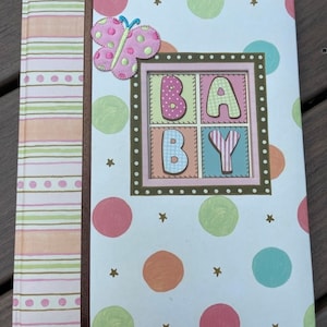 Gibson, Carters Pink Baby Book, Baby Record, Record Boom, Early 2000s Blank 230818-SD 365