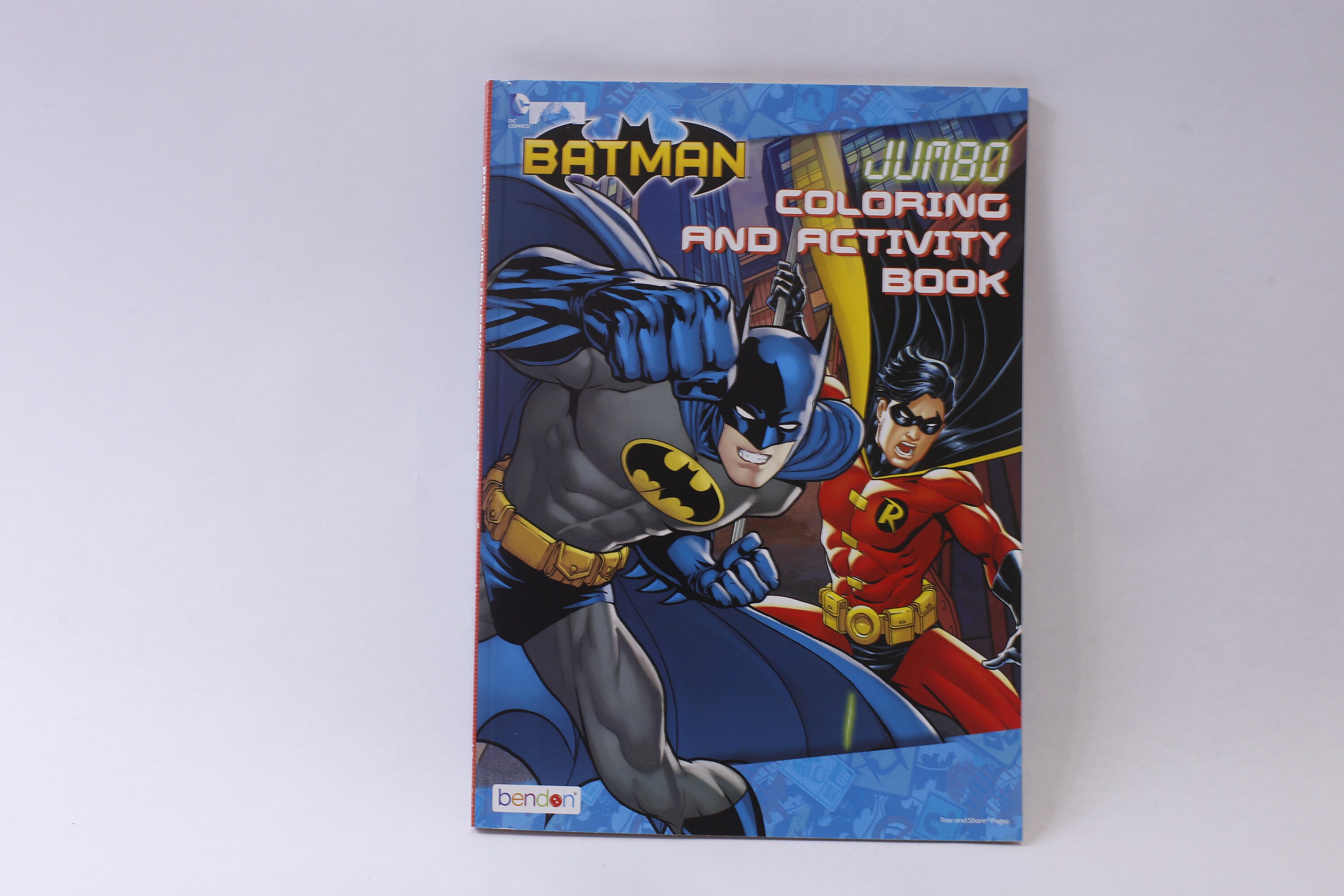 Batman, Unused Jumbo Coloring and Activity Book, Bendon, DC Comics