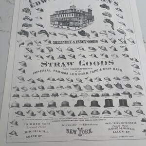 EDWD, Ridley And Son&#39;s Machinery And Fancy Goods, Straw Goods, Sole Manufacturers, Reprints, Artwork, Vintage Poster,Collectible,~20-31-1096