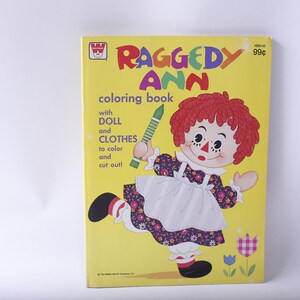 Raggedy Ann Coloring Book - Etsy