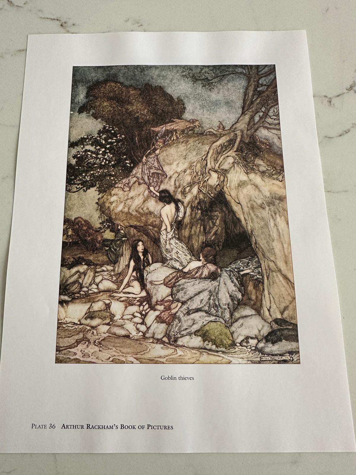 Arthur Rackham Goblin Thieves Venus and the Cat Illustration 8x11 Art ...