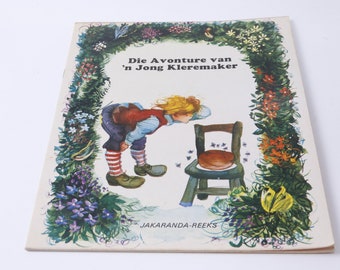 Die Avonture van 'n Jong Kleremaker, Jakaranda-Reeks, Rentia Snyders, Fernando Saers, Vintage, Picture Book, Child Reading, ~ 20-12-397