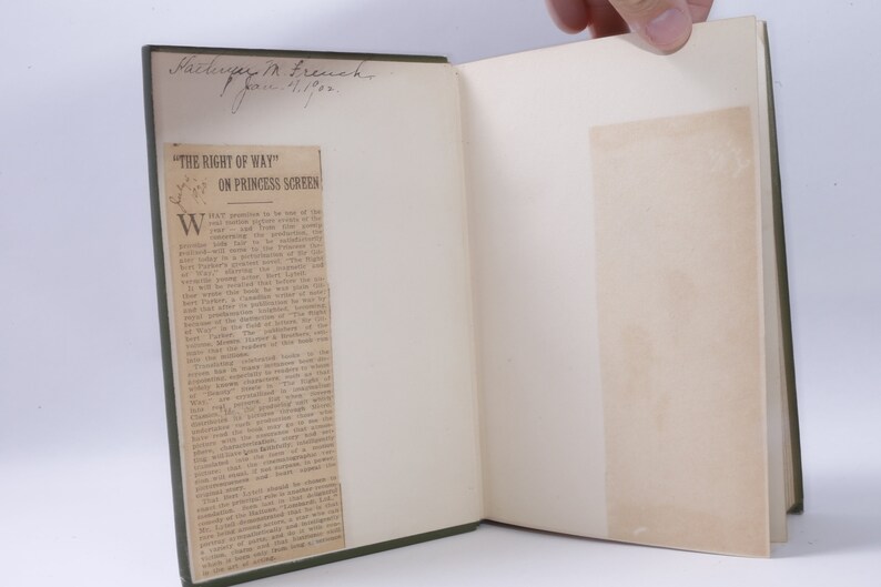 RARE Gilbert Parker the Right of Way Illustrated A I Etsy