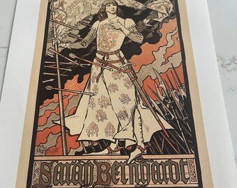 Historical Grasset Print, Art Nouveau Poster, Eugene Grasset Artwork, Retro Art Nouveau Print, Collectible Advertisement~231909-WH 67 F
