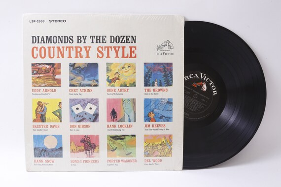 Diamonds by the Dozen Country Style, RCA Victor, Vinyl, Vintage