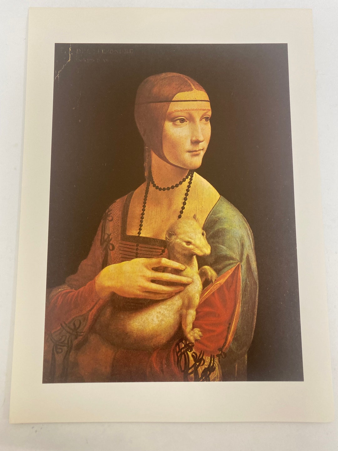 Leonardo da Vinci, Portrait of Cecilia Gallerani, Renaissance, Print ...