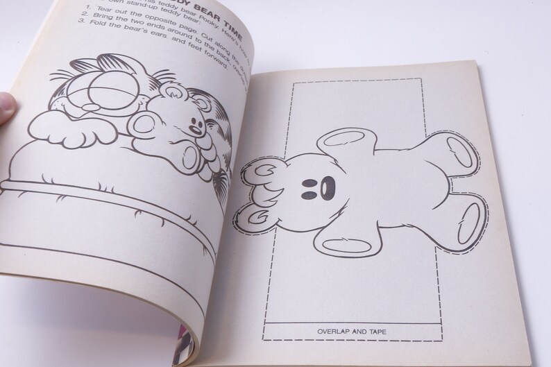 Garfield Giant Color Activity Book Golden Book 1988 - Etsy