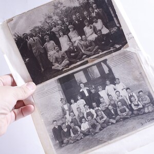 School Class Photos, 3rd Grade, 9th Grade, 1920s, Childhood, Black & White, Photography, Ephemera, Retro, Antique, ~ WH-019 515