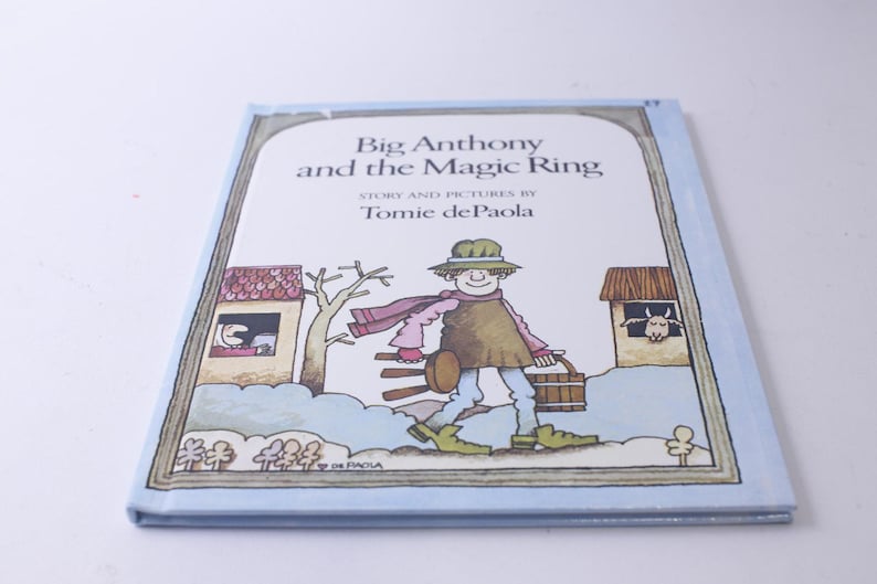 Big Anthony and the Magic Ring, Tomie Depaola, Picture Book, Vintage, Children's, Hardcover ...