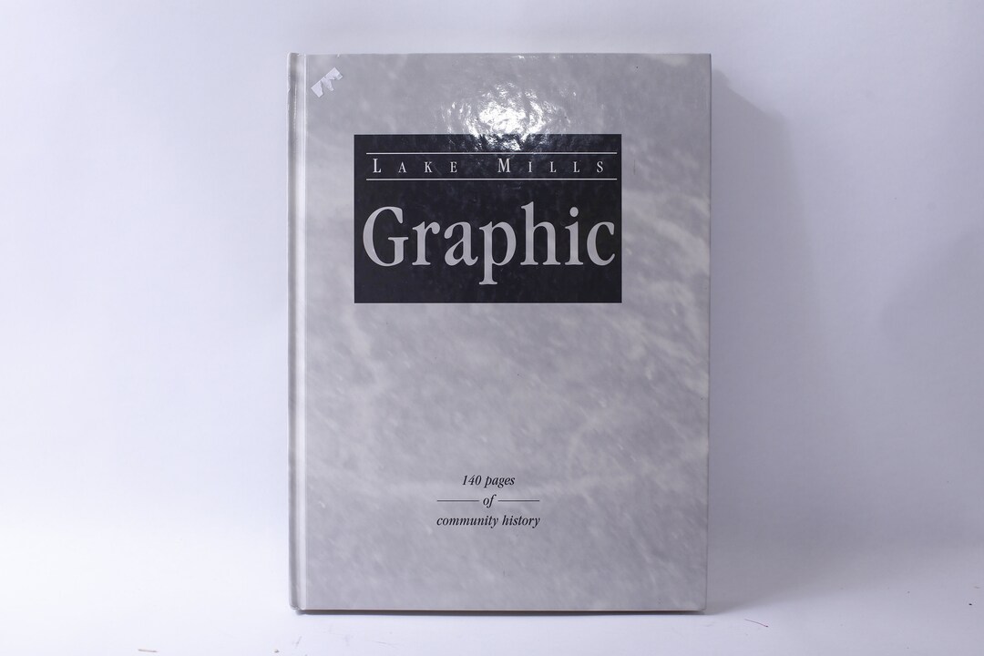 Lake Mills Graphic, Community History, 1994, Newspaper, 1892  display picture 2