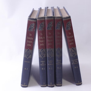 The Champlin Encyclopedia, Five Volumes, Persons, Plants and Animals, Science and Invention, Literature, Art and Mythology, ~ 240923-WH 1255