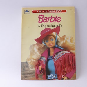 Barbie incolore, Viaggio a Santa Fe, grande libro da colorare