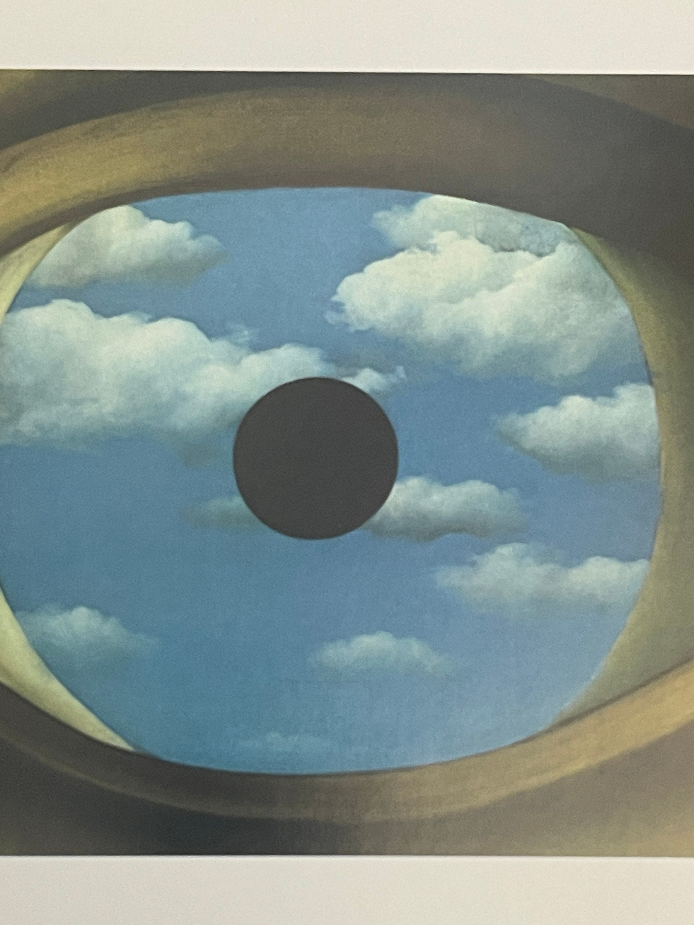 René Magritte, the False Mirror, Print, Reproduction