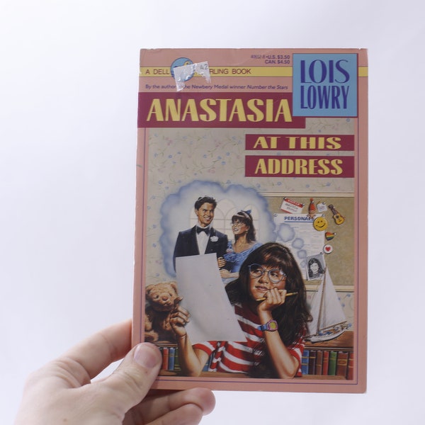 Anastasia At This Address, Lois Lowry, A Dell Yearling Book, Paperback, Pocket Size, Young Adult Literature, Humor, ~ 240215-WH 838