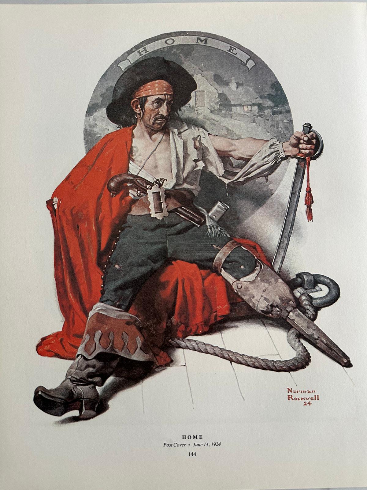 Norman Rockwell, Adventure, Drafting, Ocean, Voyage, June 1924