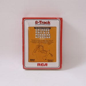 ハイフェッツ アンコールズ、第 2 巻、8 トラック テープ、8 トラック カートリッジ、RCA、1972 年、クラシック音楽、オーディオ レコード、ビンテージ、コレクターズ アイテム、~ MISC-052